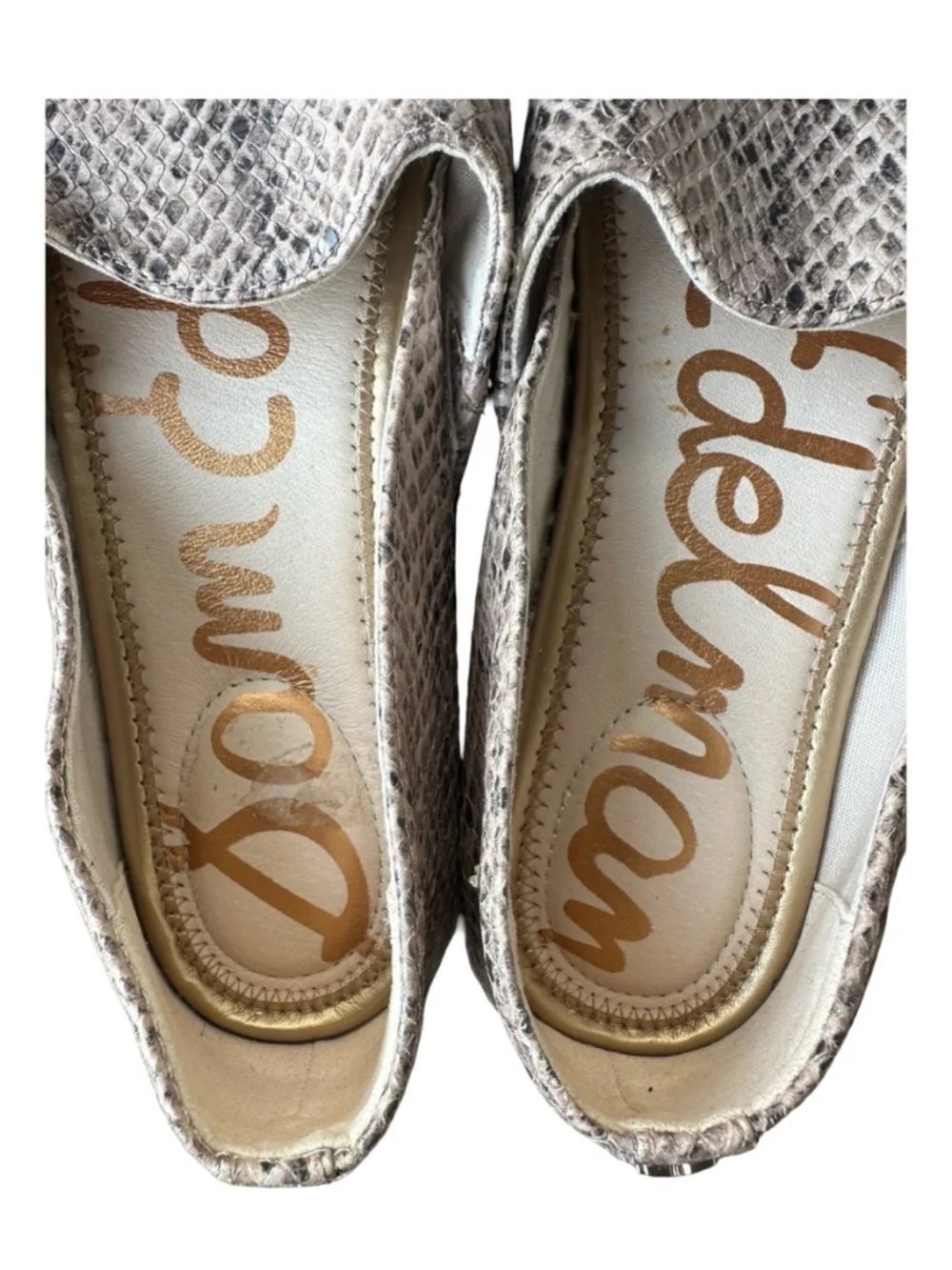 SAM EDELMAN Kesia Women’s Espadrilles Flat Shoes Size 7.5M Slip On Animal Print